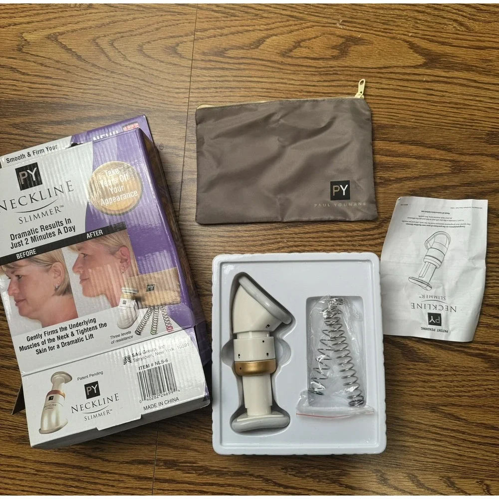 PY Neckline Slimmer Double Chin & Neck Line Reducer Exercise Spring Instructions